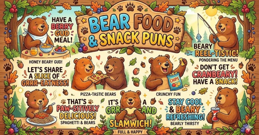 Bear Food and Snack Puns