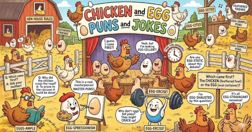 Chicken and Egg Puns and Jokes