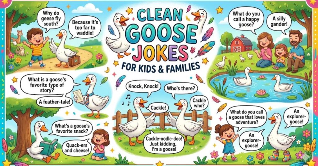 Clean Goose Jokes for Kids and Families