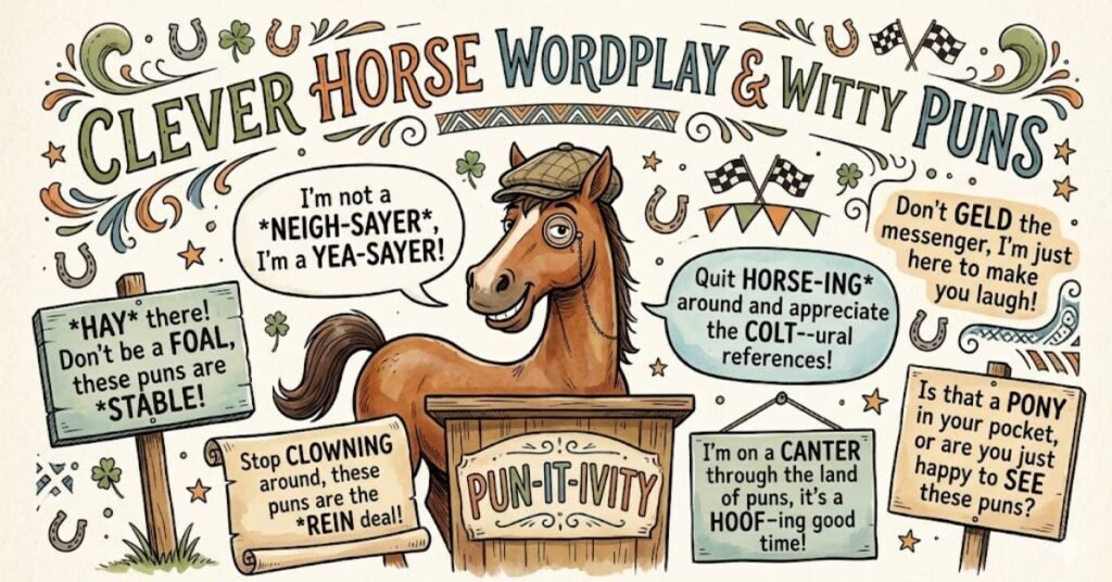 Clever Horse Wordplay and Witty Puns