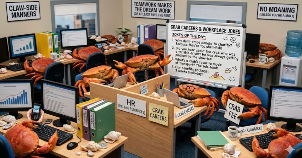 Crab Careers & Workplace Jokes