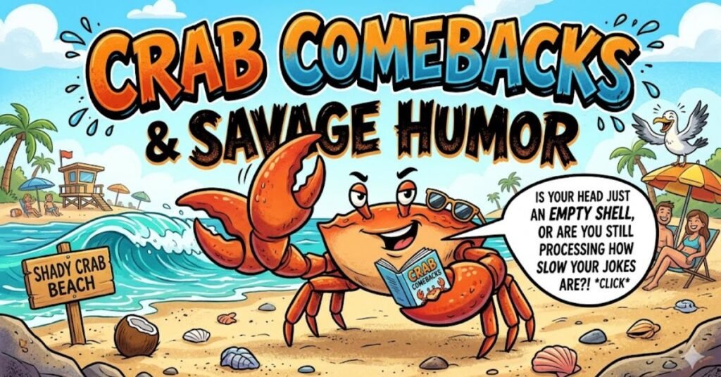 Crab Comebacks & Savage Humor