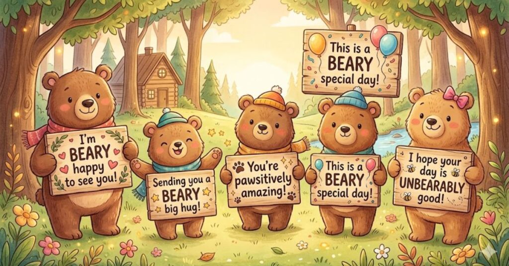 Cute and Adorable Bear Puns