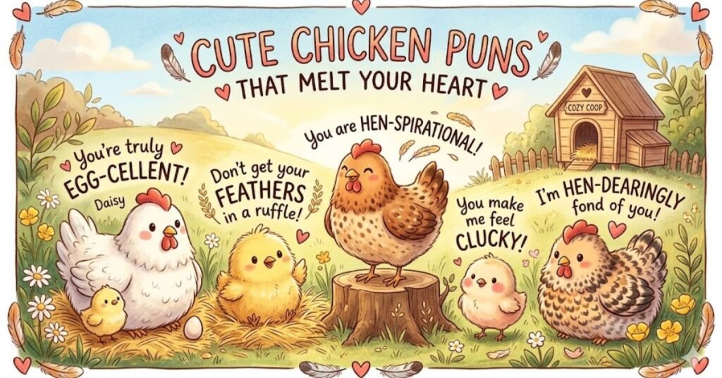 Cute Chicken Puns That Melt Your Heart