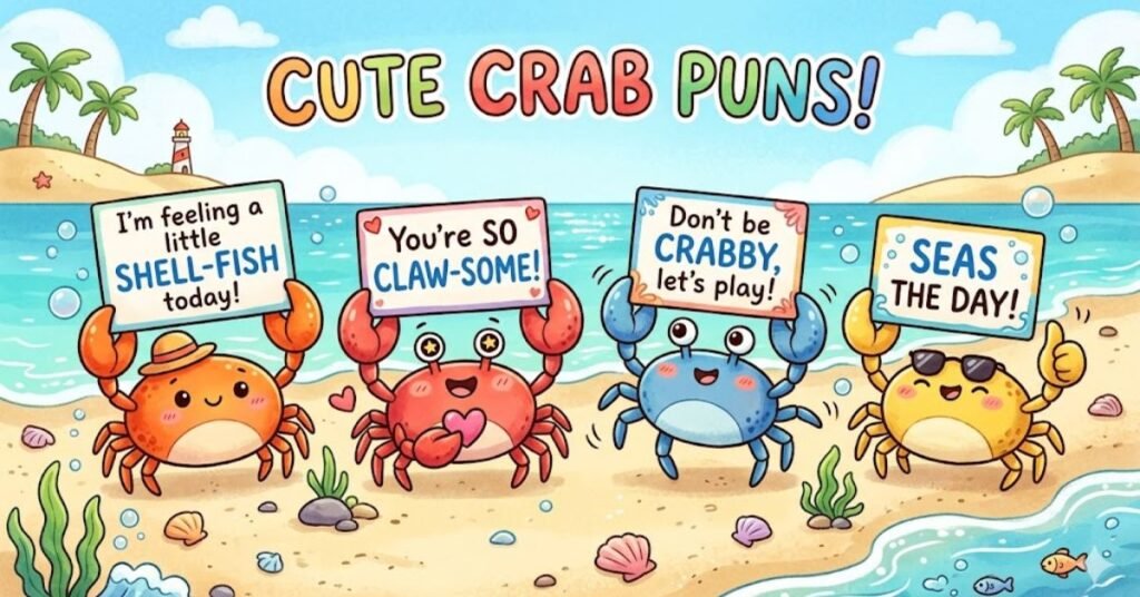 Cute Crab Puns