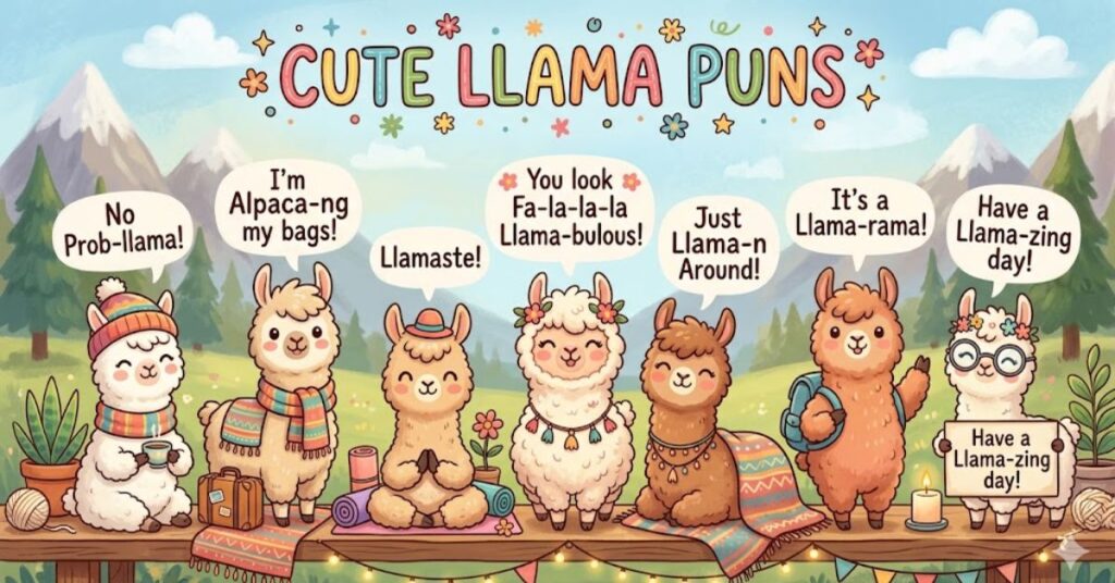 Cute Llama Puns