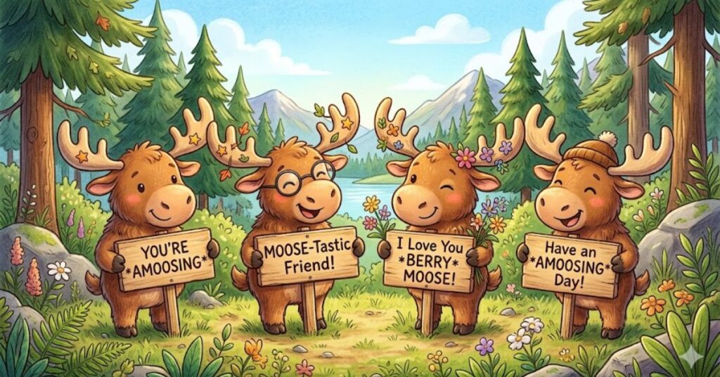 Cute Moose Puns