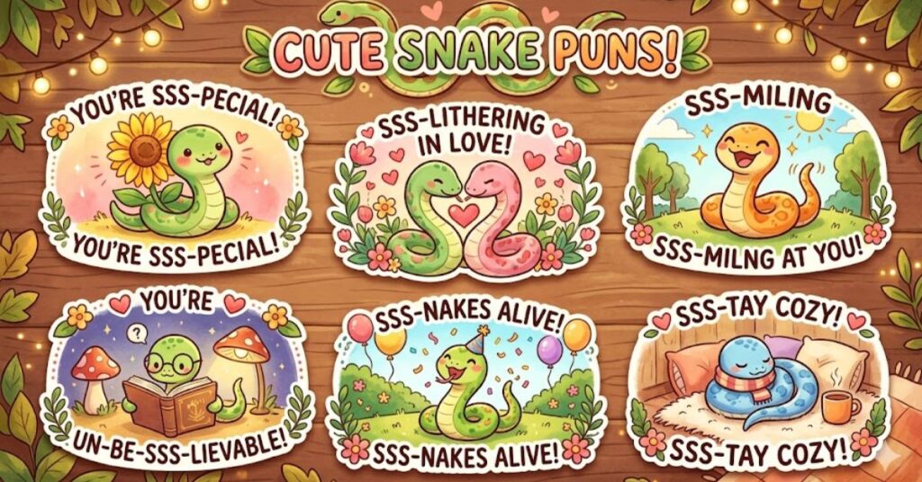 Cute Snake Puns