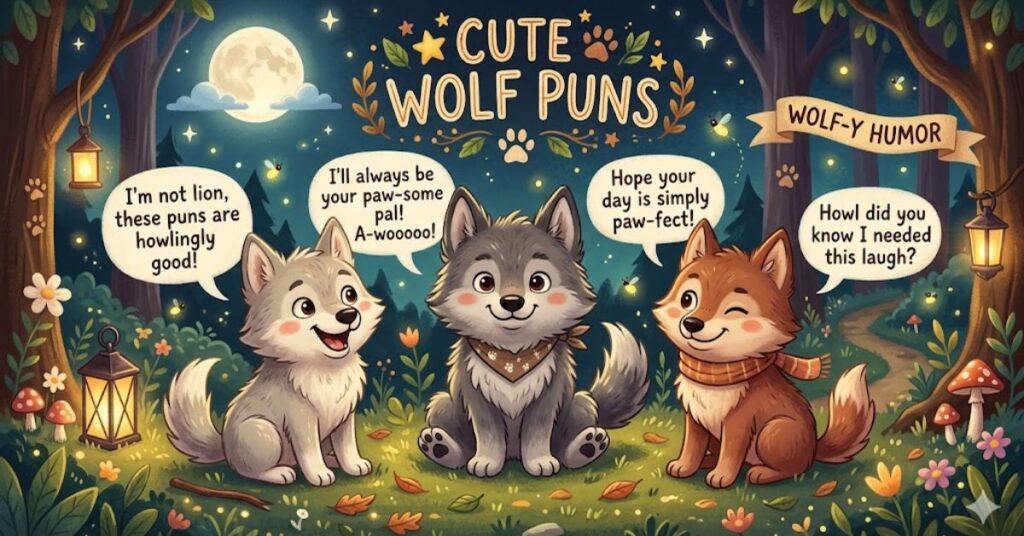 Cute Wolf Puns