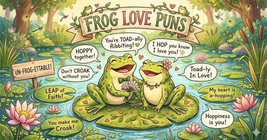 Frog Love Puns
