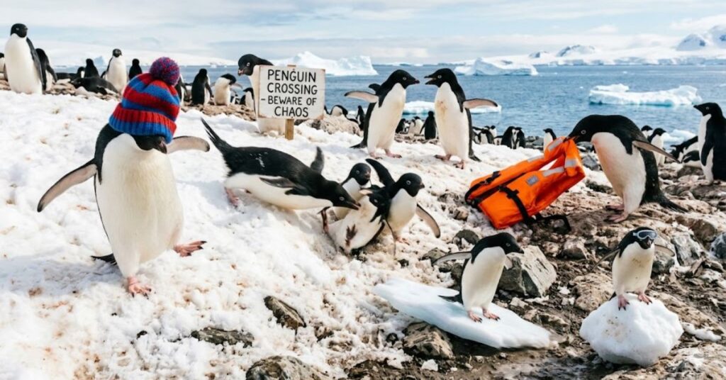 Funny Penguin Scenarios