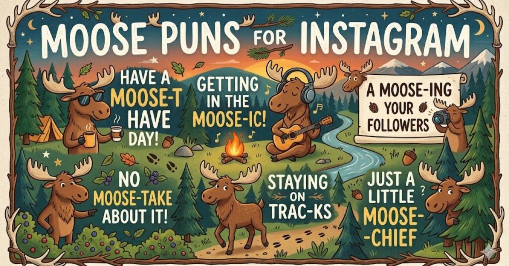 Moose Puns for Instagram