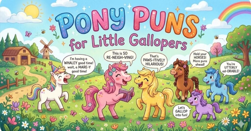 Pony Puns for Little Gallopers