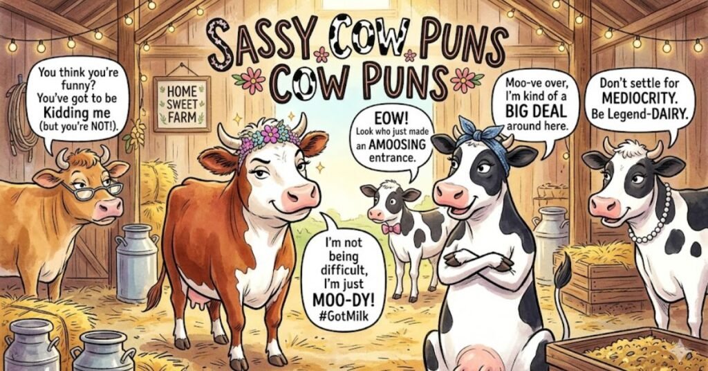 Sassy Cow Puns