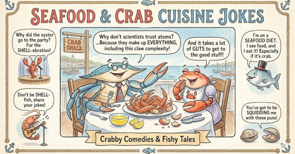Seafood & Crab Cuisine Jokes