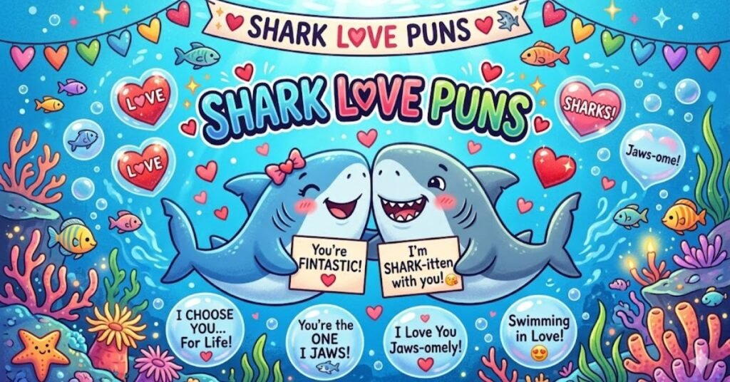 Shark Love Puns ❤️🦈