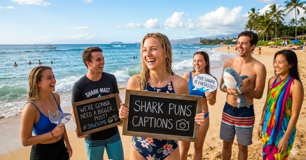 Shark Puns Captions 📸🦈