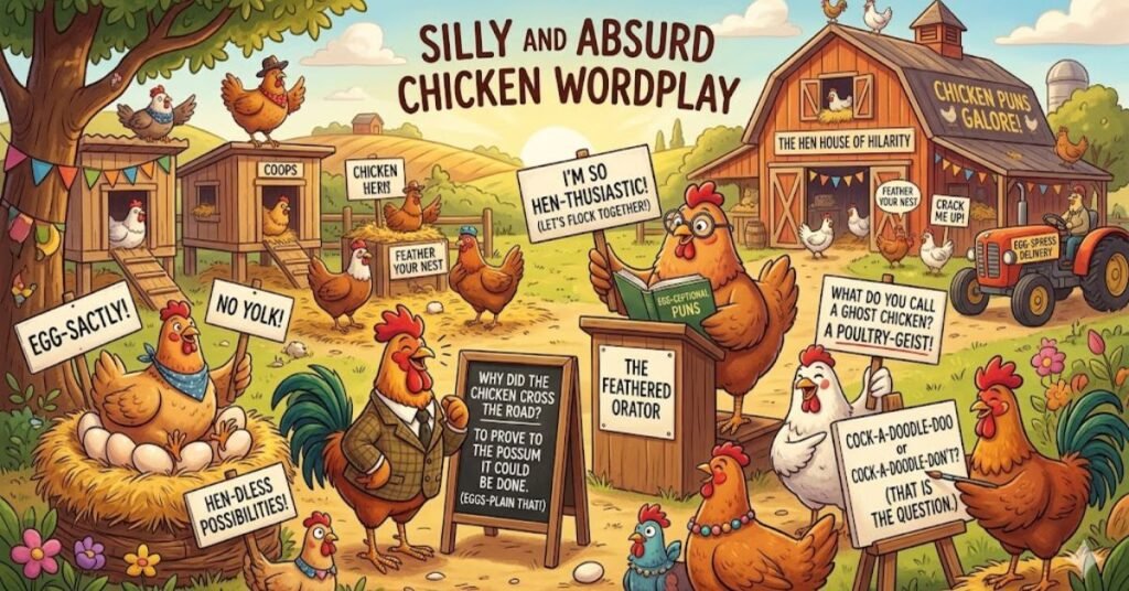 Silly and Absurd Chicken Wordplay
