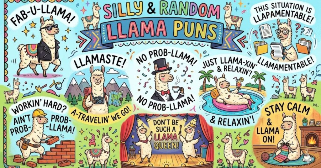 Silly & Random Llama Puns