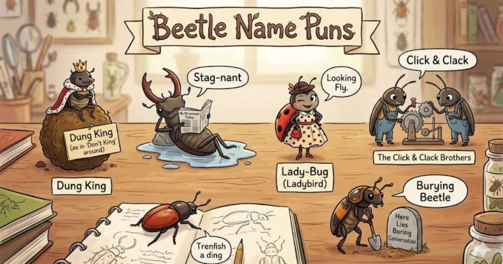 Beetle Name Puns