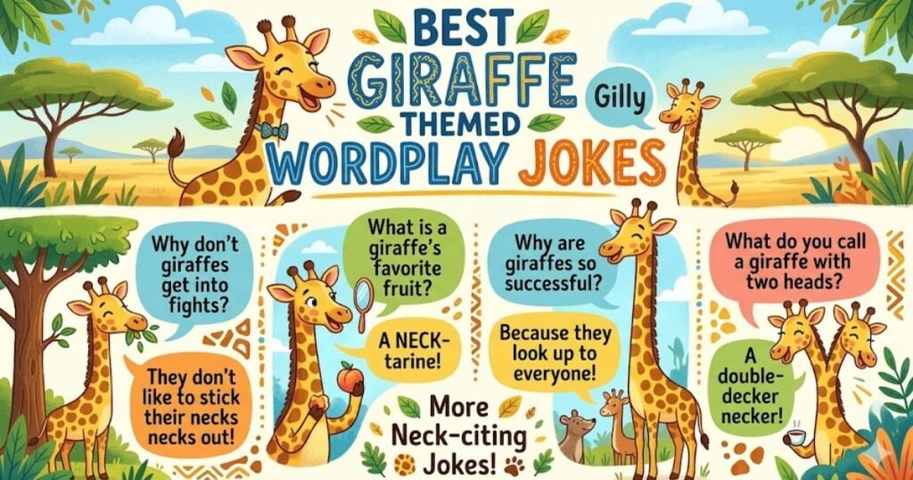 Best Giraffe Themed Wordplay Jokes