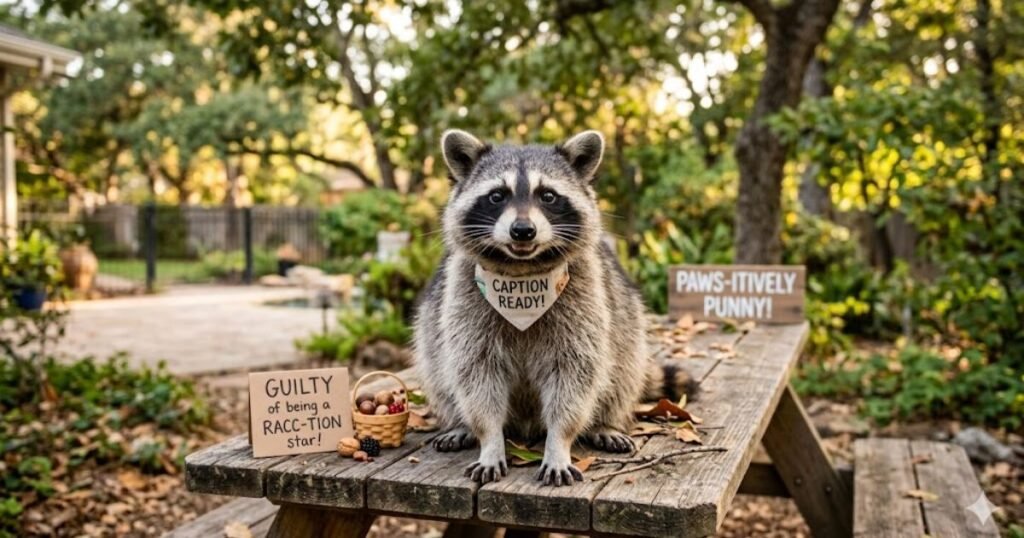 Caption Ready Raccoon Puns