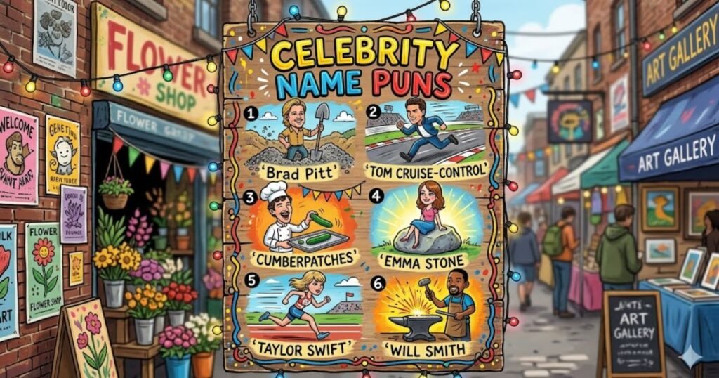 Celebrity Name Puns