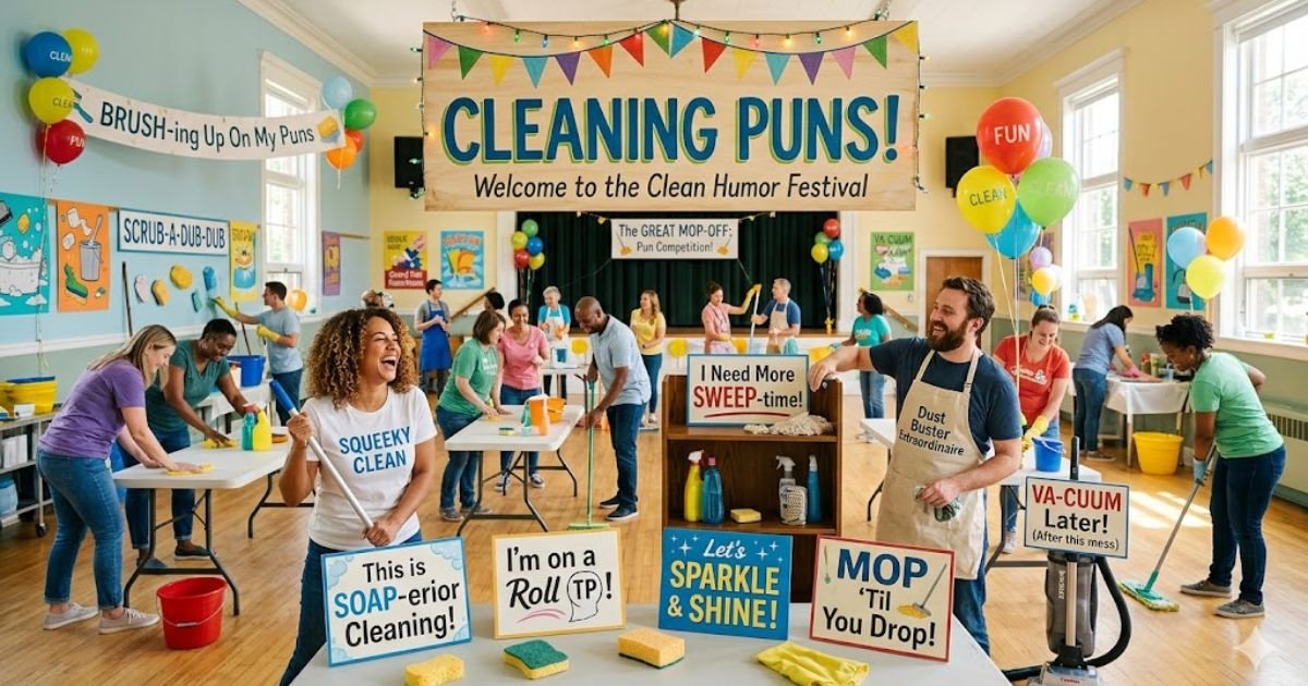Cleaning Puns