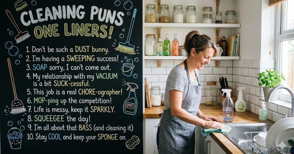Cleaning Puns One Liners