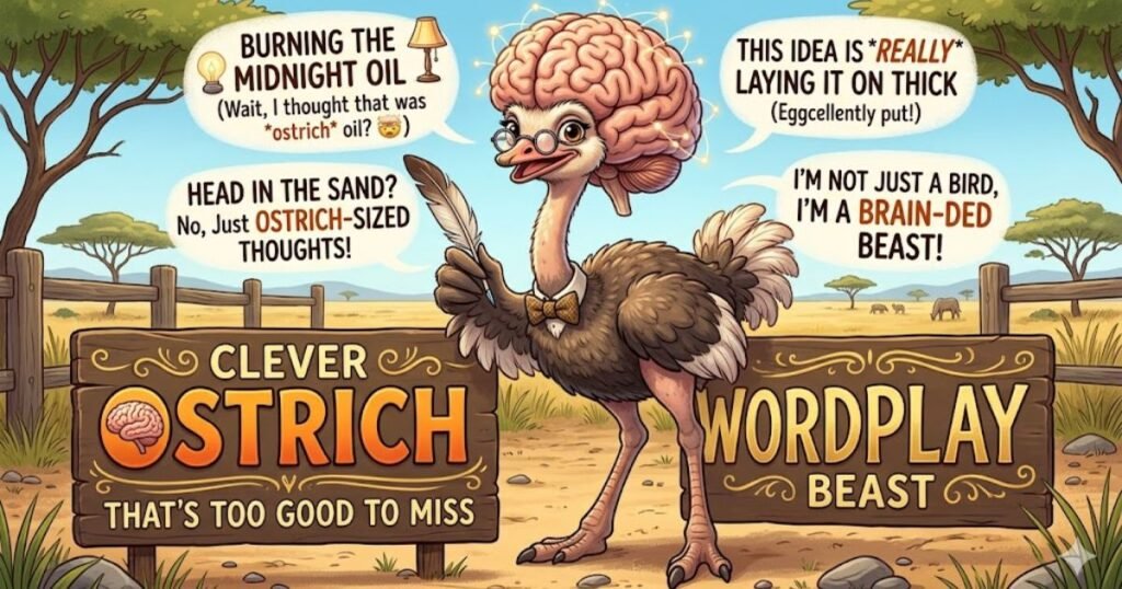 Clever Ostrich Wordplay That’s Too Good to Miss 🧠