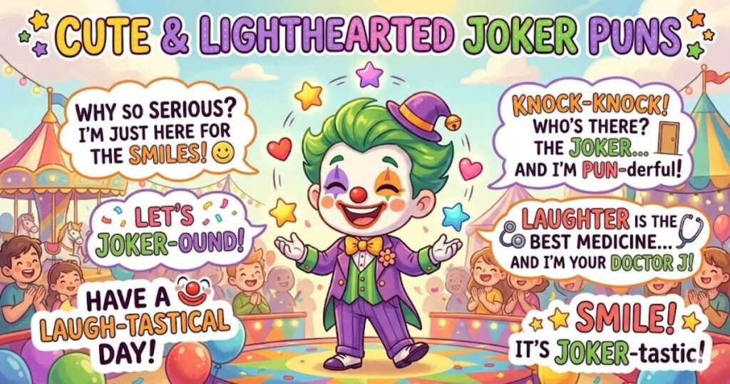 Cute and Lighthearted Joker Puns