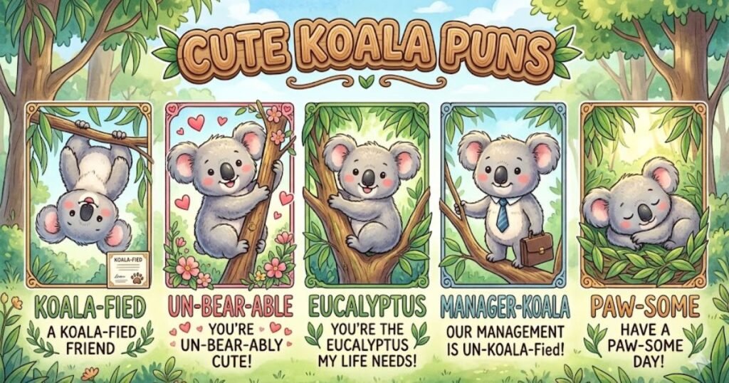 Cute Koala Puns