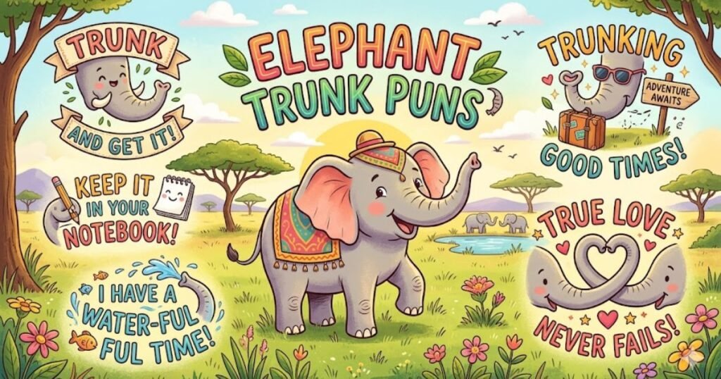 Elephant Trunk Puns
