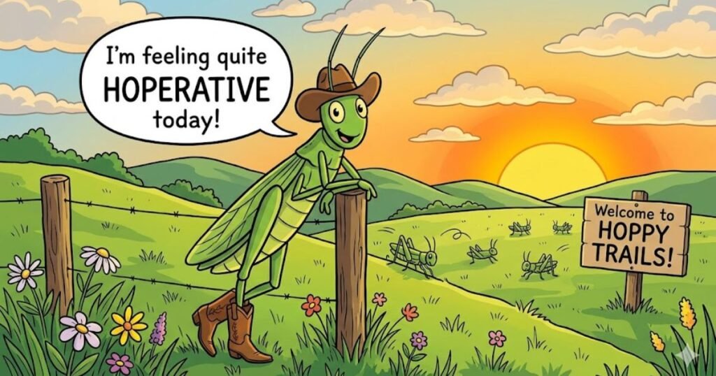 Funny Grasshopper Puns