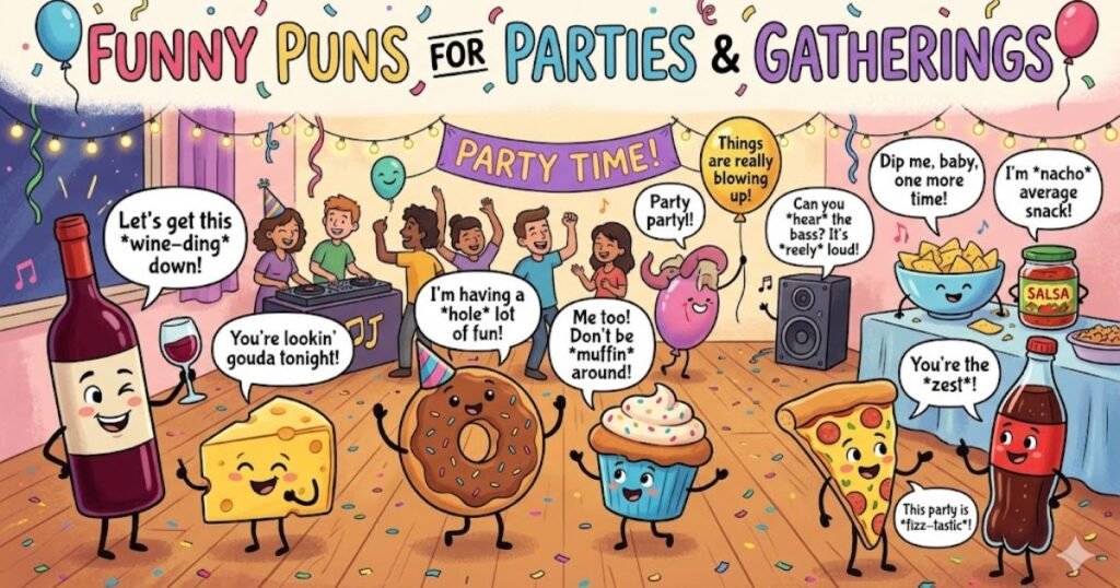 Funny Puns for Parties and Gatherings