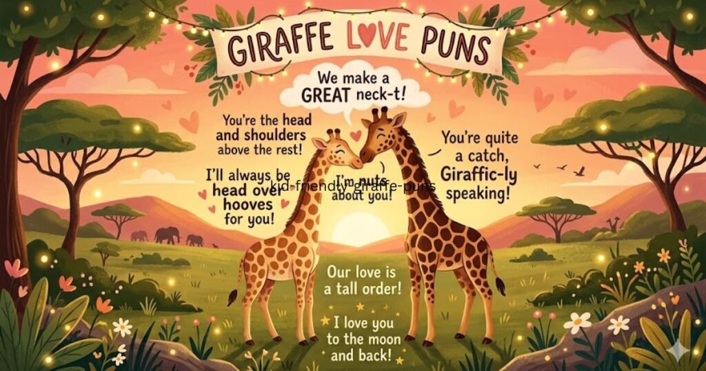 Giraffe Love Puns