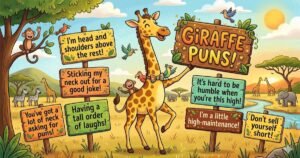 giraffe puns