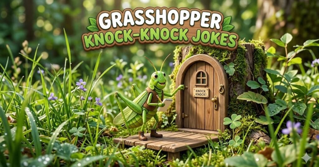 Grasshopper Knock-Knock Jokes 🚪