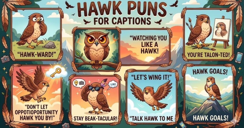 Hawk Puns for Captions