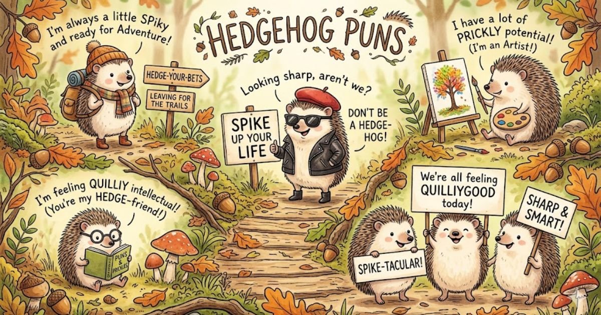 hedgehog puns