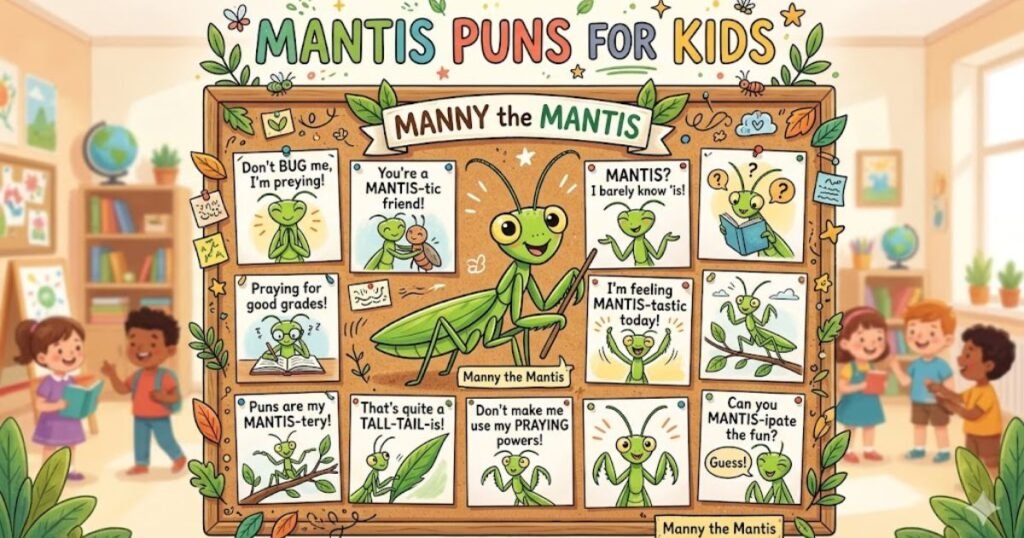 Mantis Puns for Kids