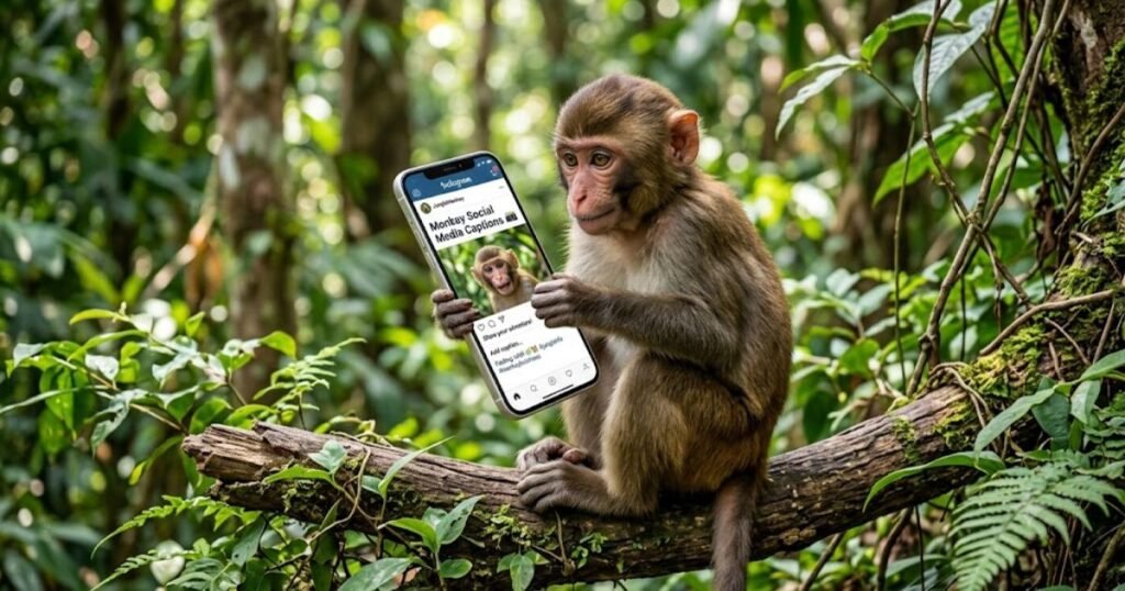 Monkey Social Media Captions 📸