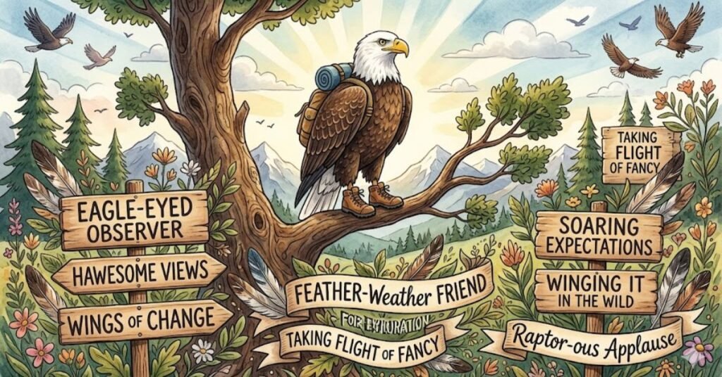 Nature-Inspired Eagle Puns