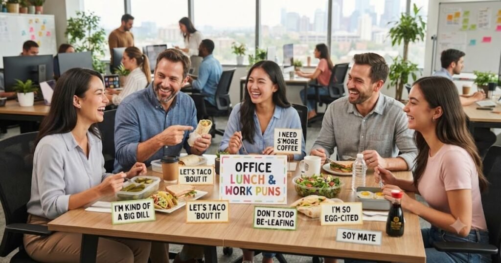Office Lunch & Work Puns