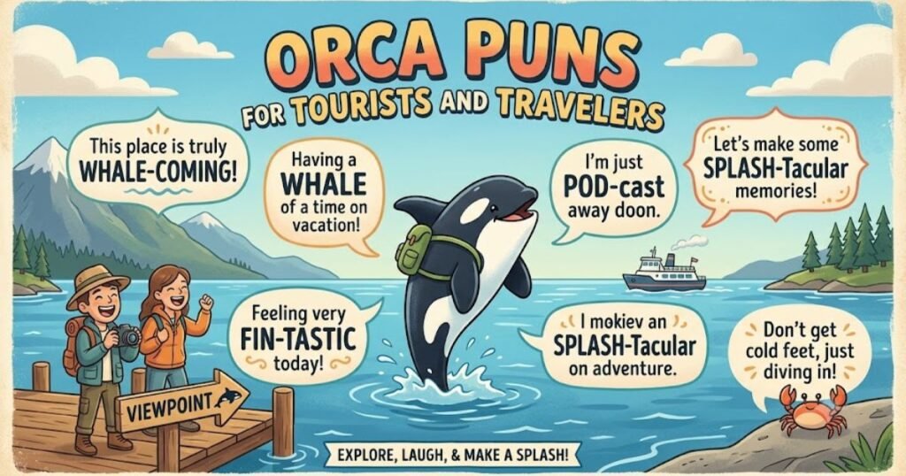 Orca Puns for Tourists and Travelers
