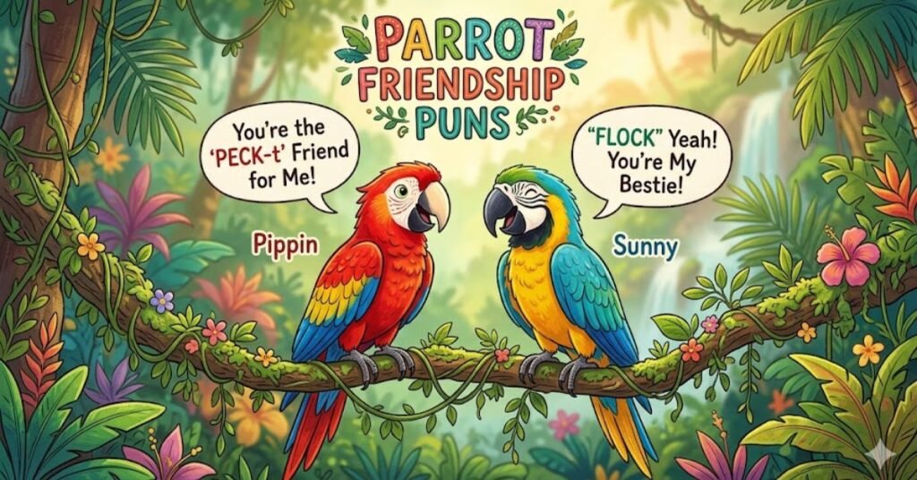Parrot Friendship Puns