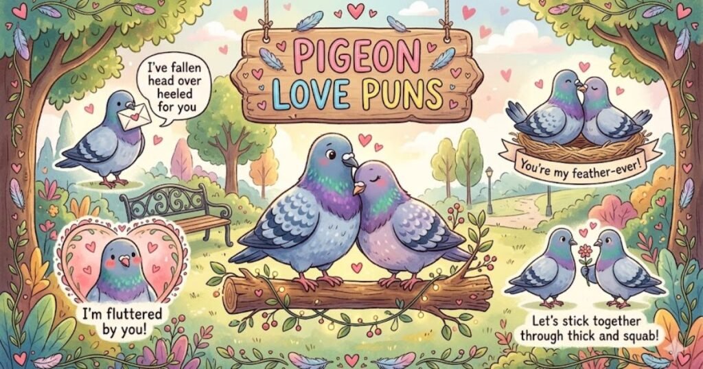 Pigeon Love Puns