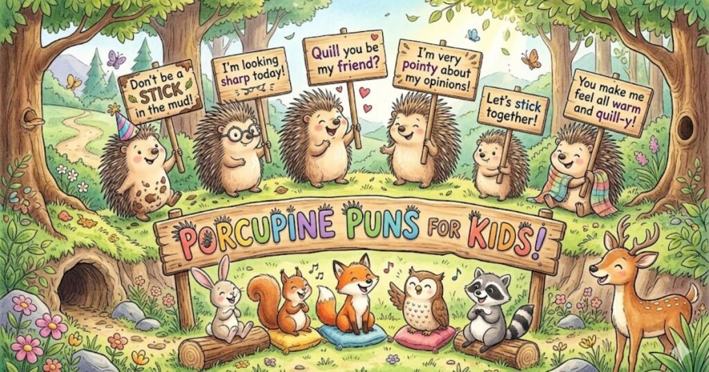 Porcupine Puns for Kids