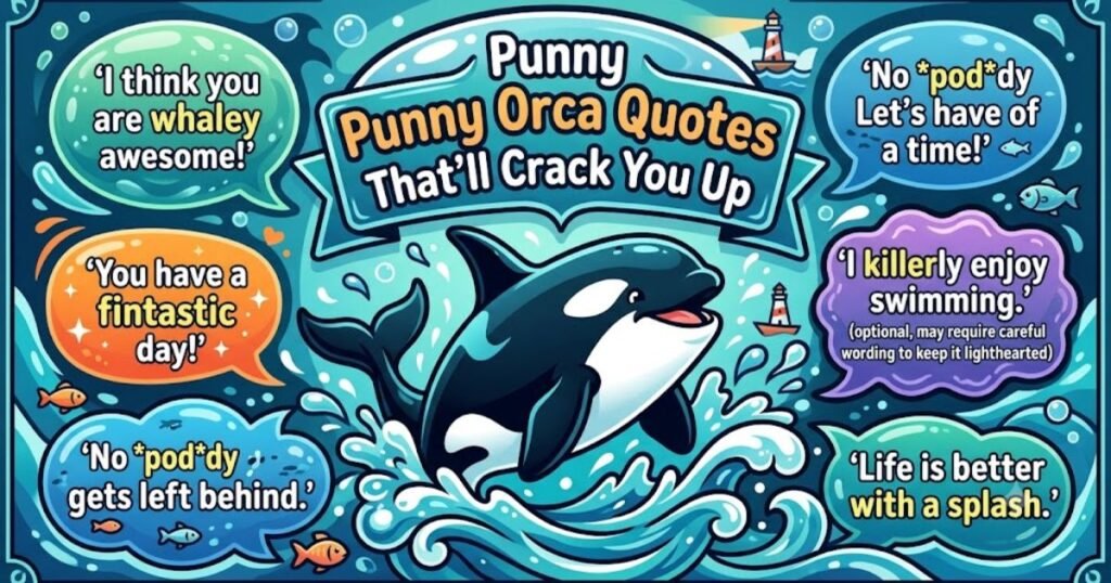 Punny Orca Quotes That'll Crack You Up