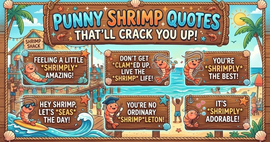 Punny Shrimp Quotes That’ll Crack You Up